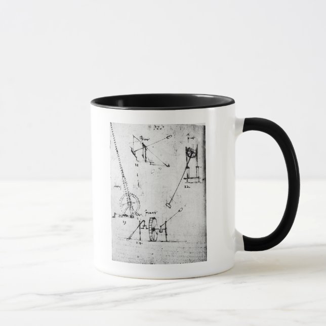 En sida från codexen Forster, 1480s-1494 Mugg (Höger)