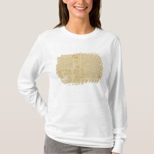 En sida från codexen Leicester, 1508-12 T Shirt