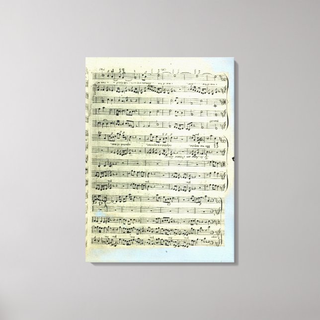 En sida från en av de enda två kopiorna canvastryck (Framsida)