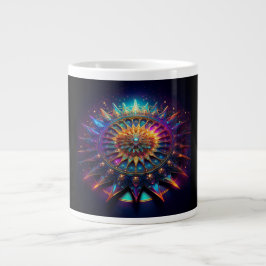 En Sierpinski-gasketfraktal Jumbo Mugg