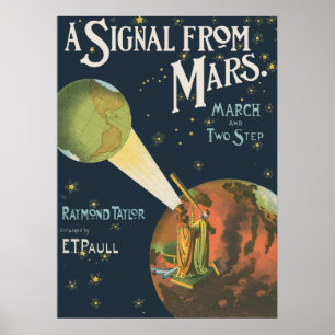 En signal från Mars Poster