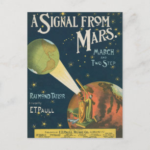 En signal från Mars Vykort