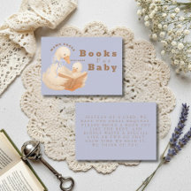 En Silly Goose-böcker för Baby Blue-barnkalaset