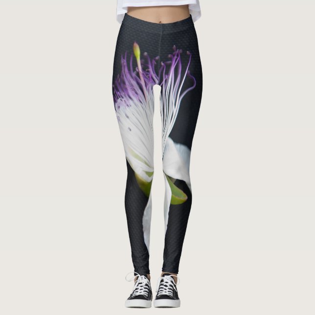 En singelblom leggings (Framsida)