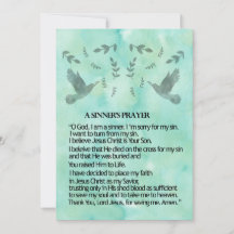 En Sinners bön