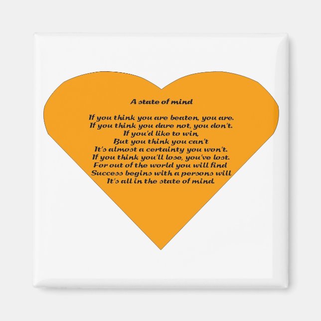 En sinnesstat magnet (Framsidan)