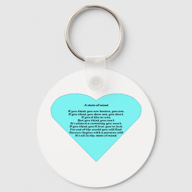 En sinnesstat nyckelring (Framsida)