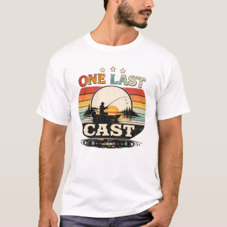 En Sista Kast Retro Solnedgång T Shirt