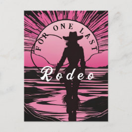 En Sista Rodeo Sjungmö Vykort