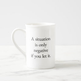 En situationsspecialmugg benporslin mugg