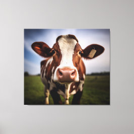 En själlös, skarp, fotorealistisk digital målning canvastryck