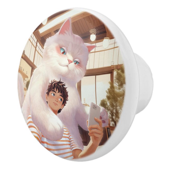 En självfie med Fluffy Giant Knopp (Höger)