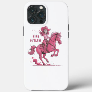En självsäker cowgirl som rider en livlig häst