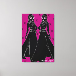 En självutmärkelse canvastryck