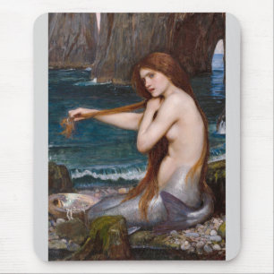 En sjöjungfru av John William Waterhouse 1900 CC10 Musmatta