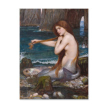 En sjöjungfru av John William Waterhouse 1900 CC10
