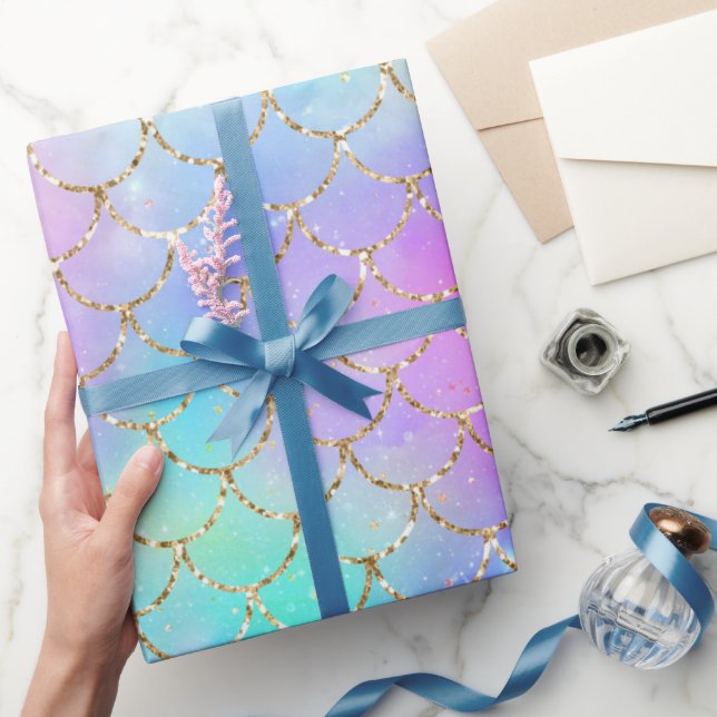 En sjöjungfru Galaxy Series Design 10  Presentpapper (Gifting)