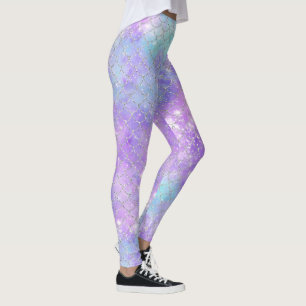 En sjöjungfru Galaxy Series Design 11 Leggings