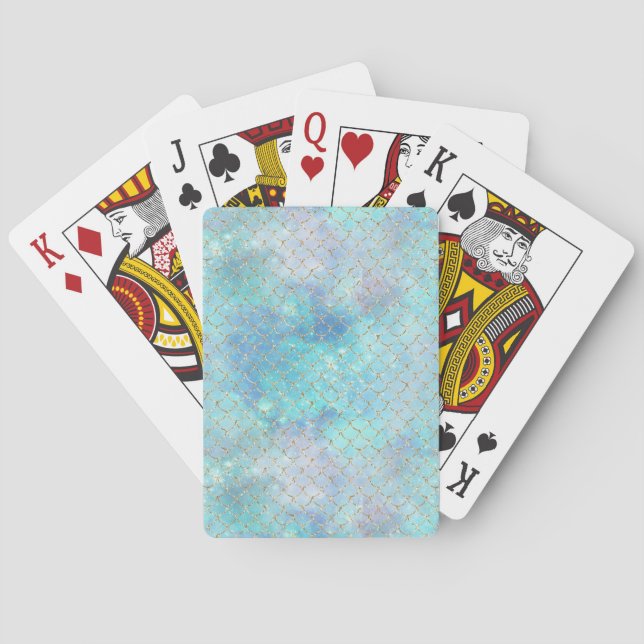 En sjöjungfru Galaxy Series Design 2  Casinokort (Baksidan)