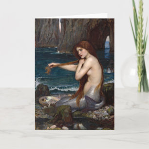 En Sjöjungfru John William Waterhouse Kort
