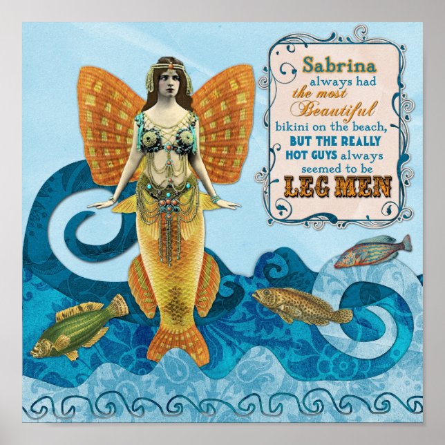 En Sjöjungfrus Tårar Poster (Framsidan)