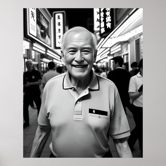 En sjömil i Neon-natten Poster (Framsidan)