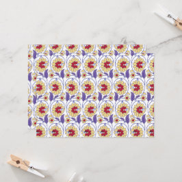 En sjudande design med gult och orange inbjudningar