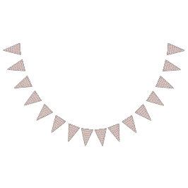 En sjudande design med gult och orange vimplar