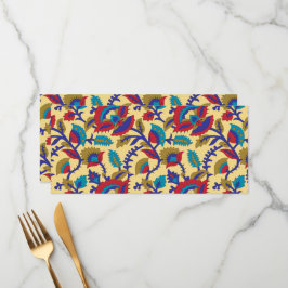 En sjudande konst av textilmaterial, biet, med fet meny