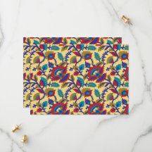 En sjudande konst av textilmaterial, biet, med fet