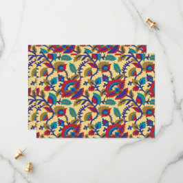 En sjudande konst av textilmaterial, biet, med fet spara datumet