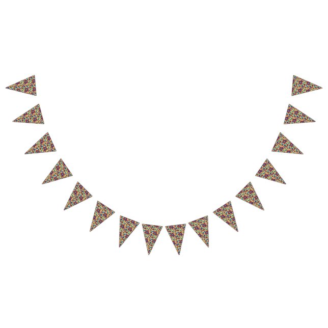 En sjudande konst av textilmaterial, biet, med fet vimplar (Alla)