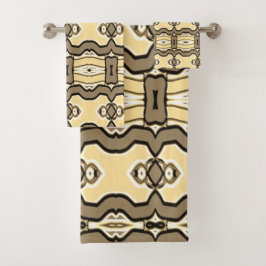 En sjudande multifärgad-väv skriver ut mönster B