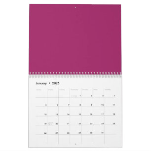En sjudande övertoning av färg-övergångar jämnt kalender