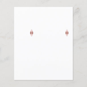 En sjudande röd bild har en kreativ blommigt d flygblad