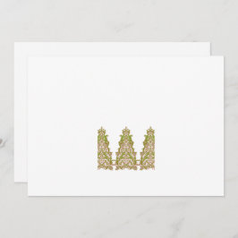 En sjudande, symmetrisk blommigt med färgton inbjudningar