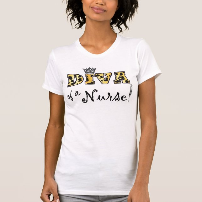 "En sjukas DIVA!" T-Shirt (Framsida)