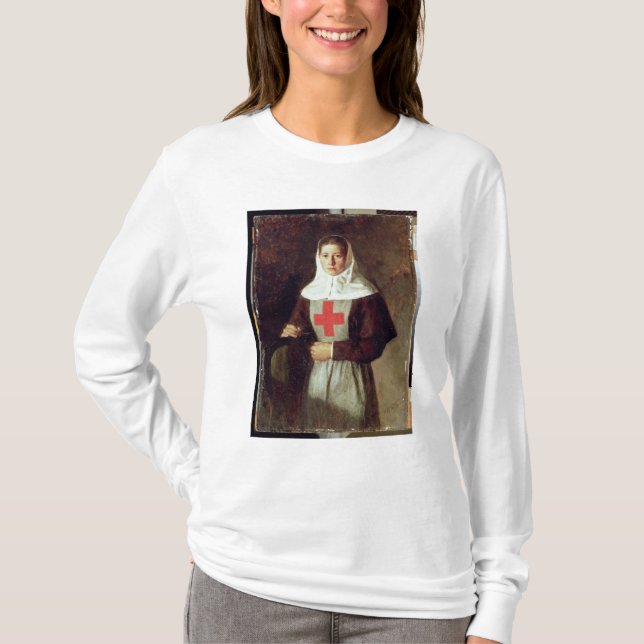 En sjuksköterska, 1886 tee shirt (Framsida)