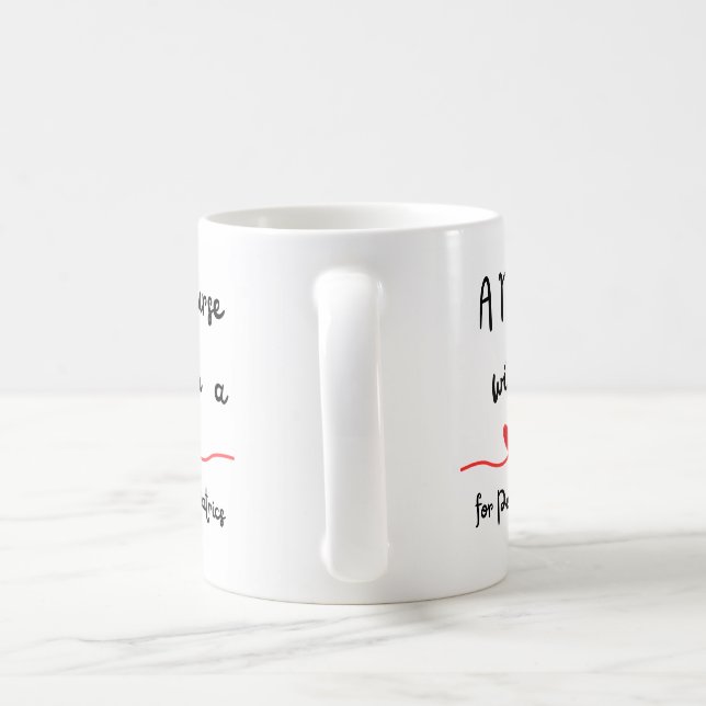 En sjuksköterska med hjärta för Pediatrik Mugg (Handtag)