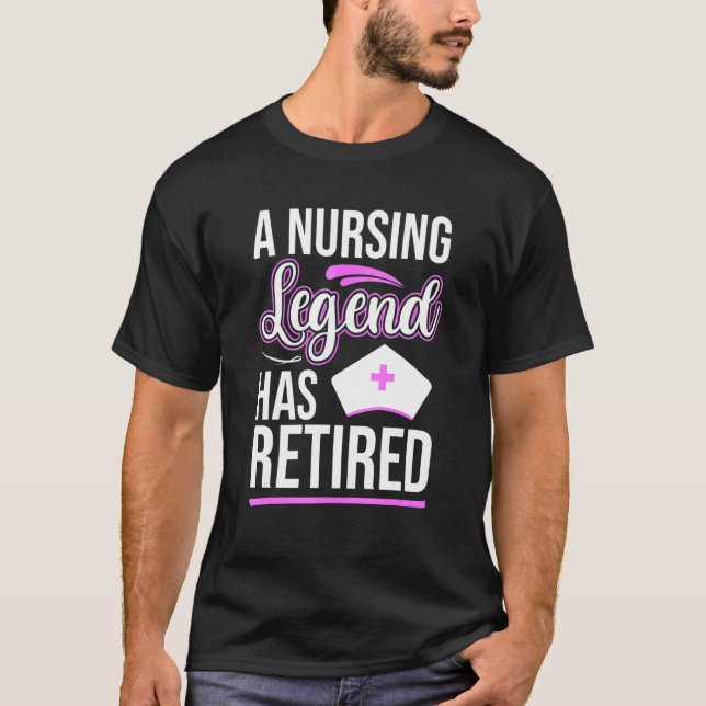 En sjuksköterskeförklaring har upphört att vara sj t shirt (Framsida)