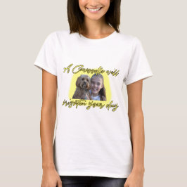 En ska Cavoodle ljusnar din dag Tee Shirt