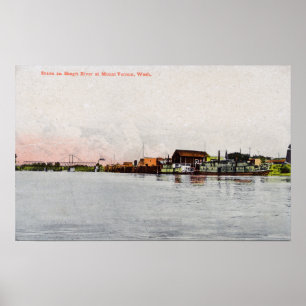 En Skagit flodplats Poster