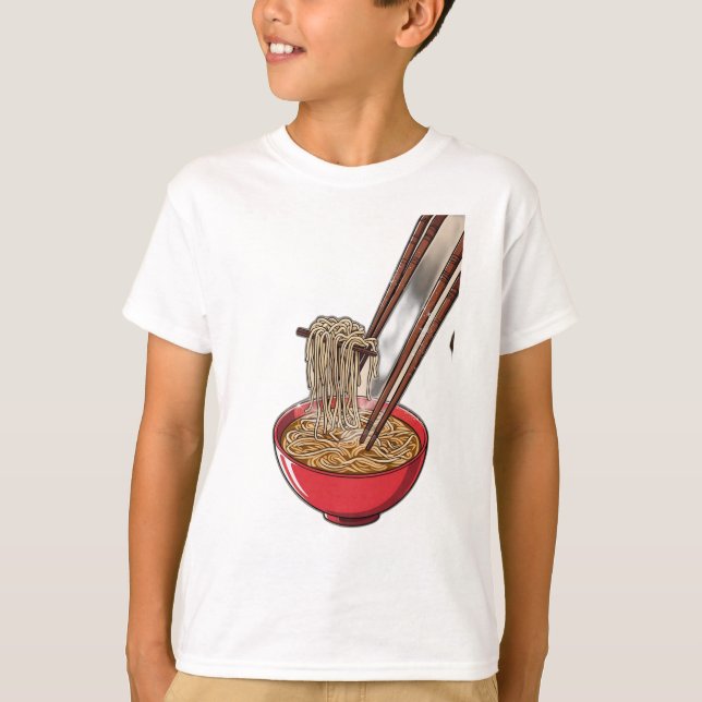 En skål av brinnande nommar t shirt (Framsida)