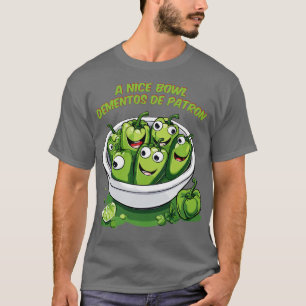 en skål av dementos grönt pepper t shirt