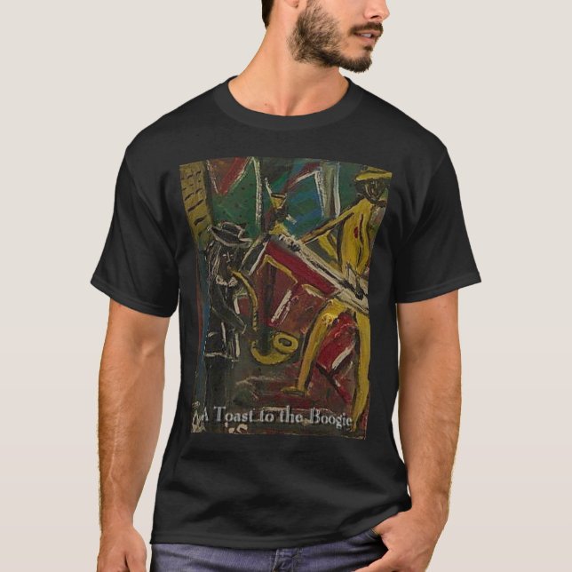 En skål för boogien tee shirt (Framsida)