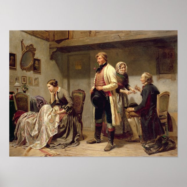 En skål för det förlovade paret poster (Framsidan)