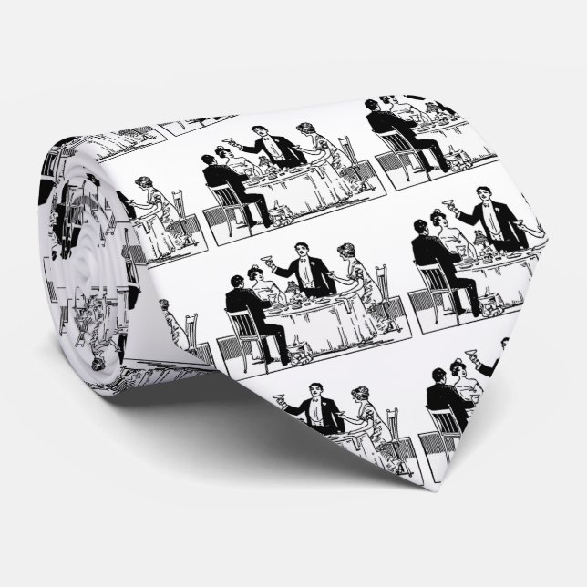 En skål slips (Rullad)