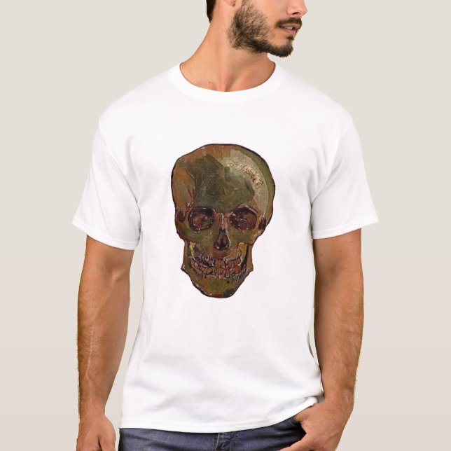 En skalle av Vincent Van Gogh Tee Shirt (Framsida)