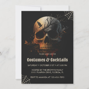 En skämtsam Halloween-inbjudan Inbjudningar