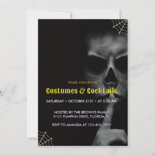 En skämtsam Halloween-inbjudan Inbjudningar